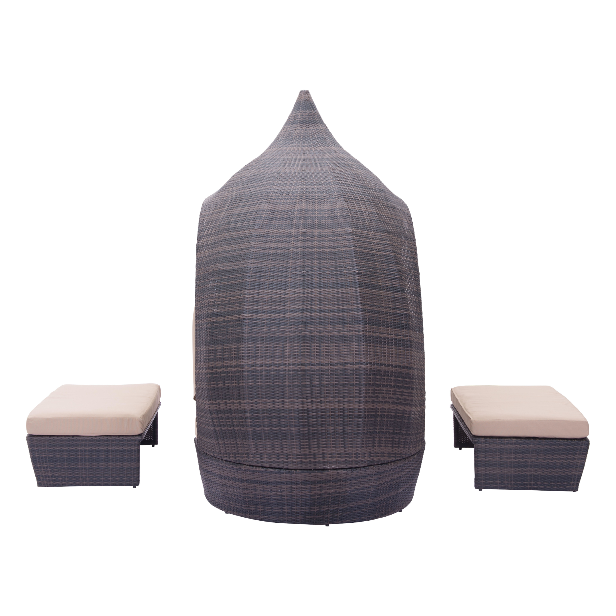 Dark-wicker-cabana---rear-view-with-beige-cushions-and-two-matching-seats---product-page---