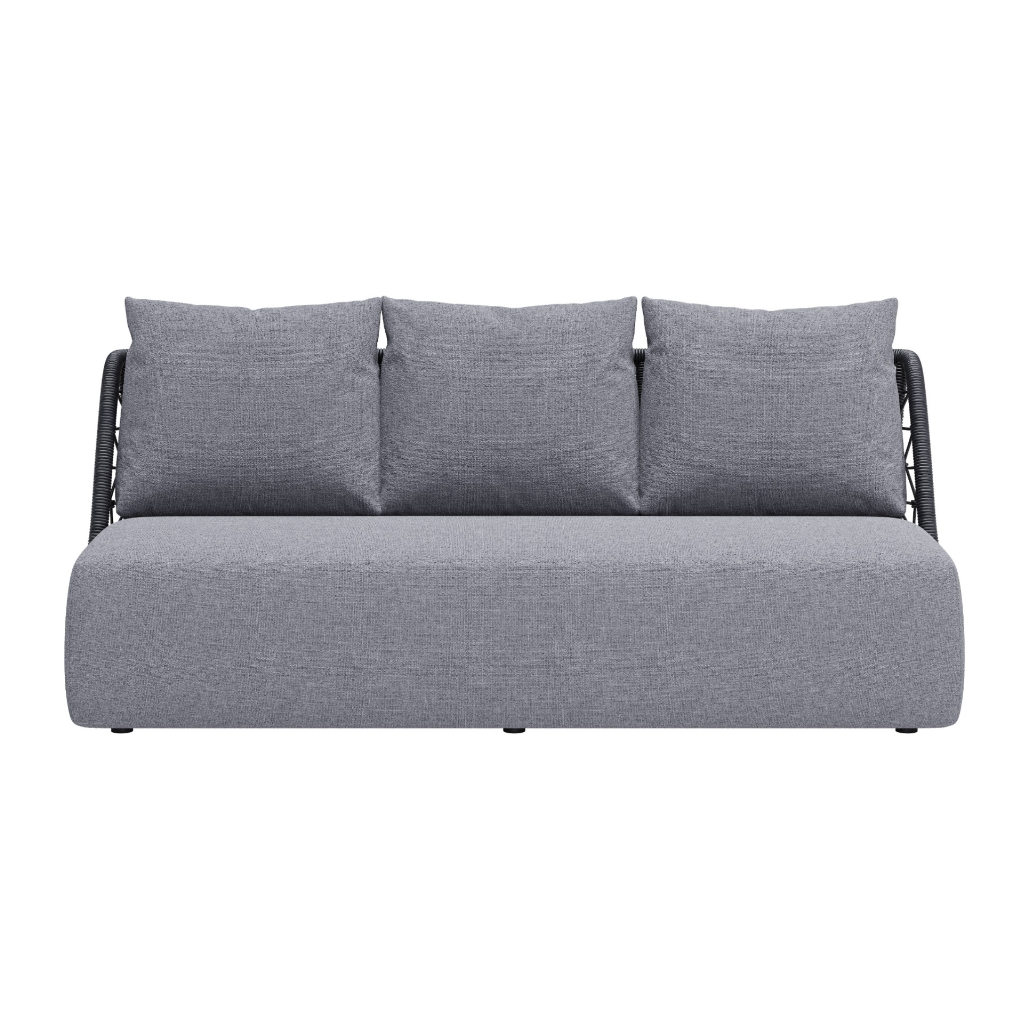 Grey-patio-sofa-with-four-pillows-and-wicker-sides---product-page---