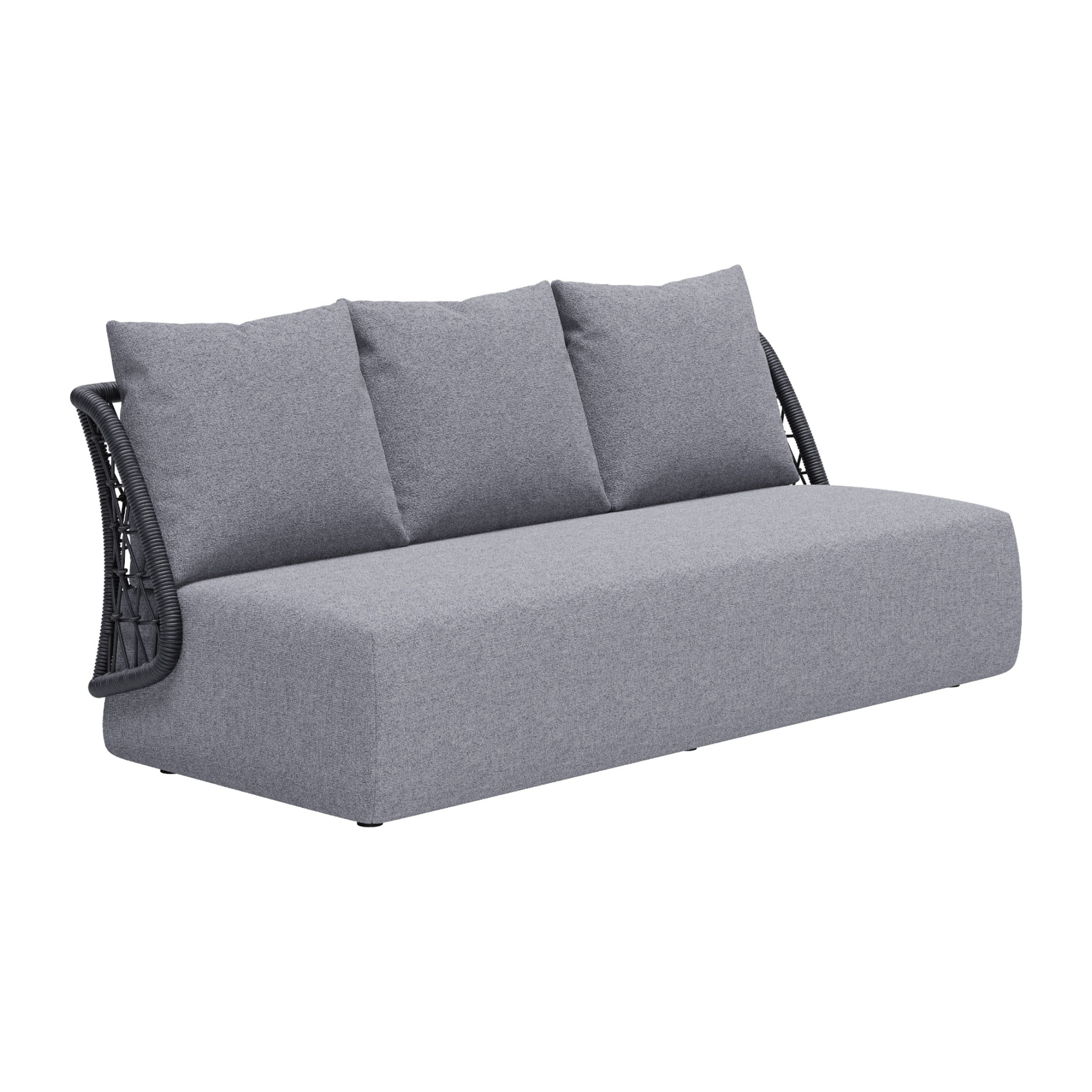 Grey-outdoor-sofa-with-cushions-and-wicker-sides-on-white-background---productpage---