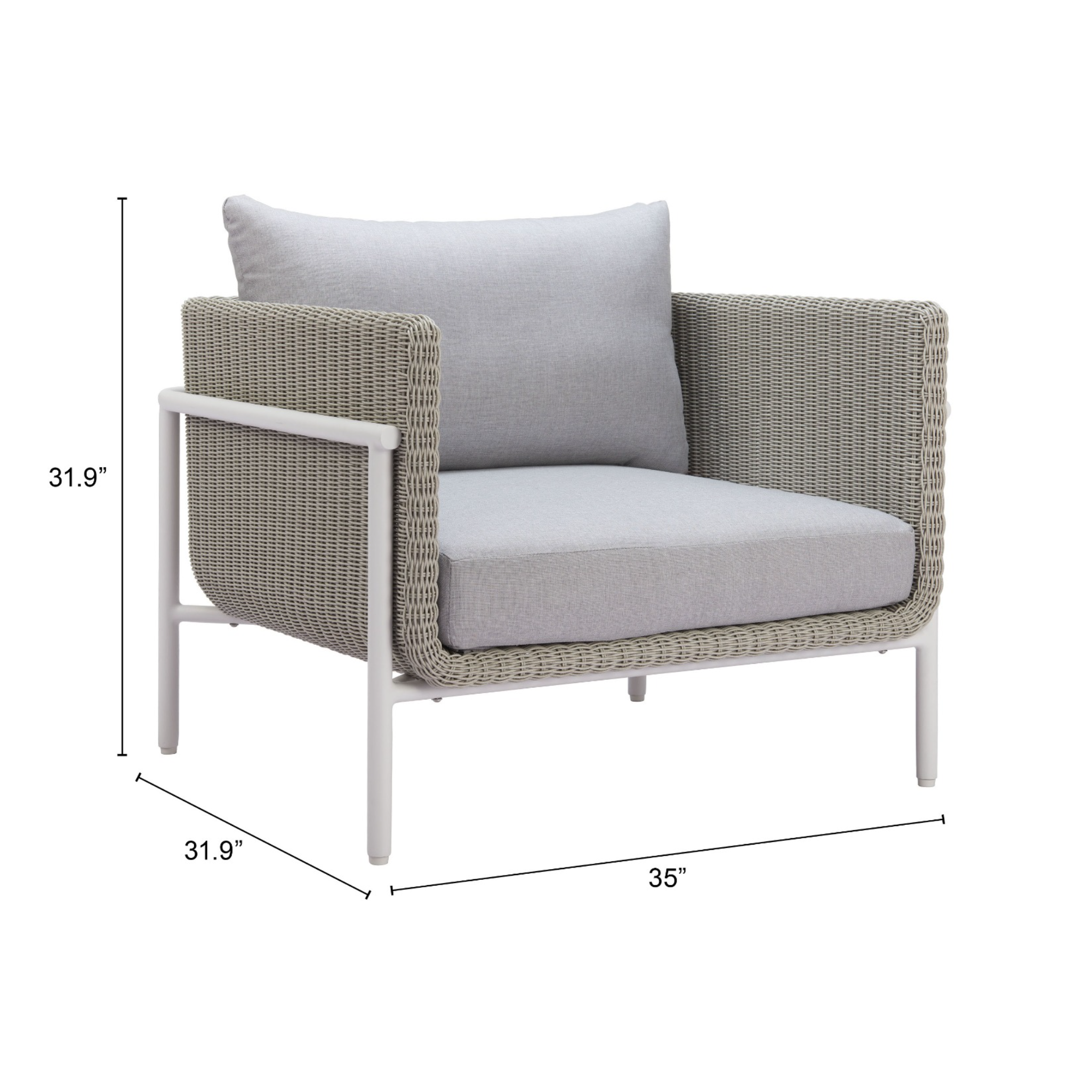 Modern-light-gray-outdoor-chair-with-dimensions-31.9-by-31.9-by-35-inches---productpage---