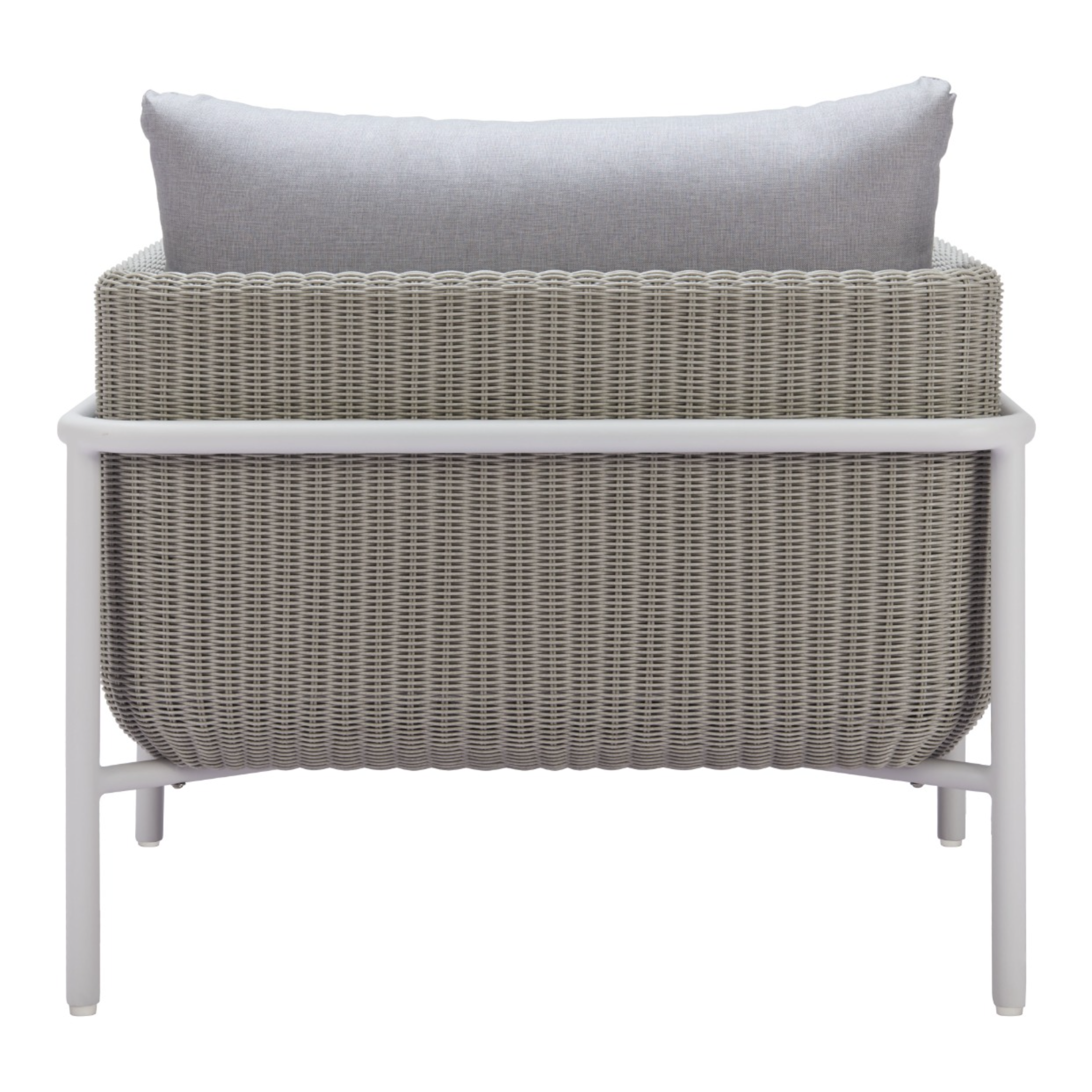 Back-view-of-modern-light-gray-outdoor-chair-with-woven-frame-and-cushion---productpage---