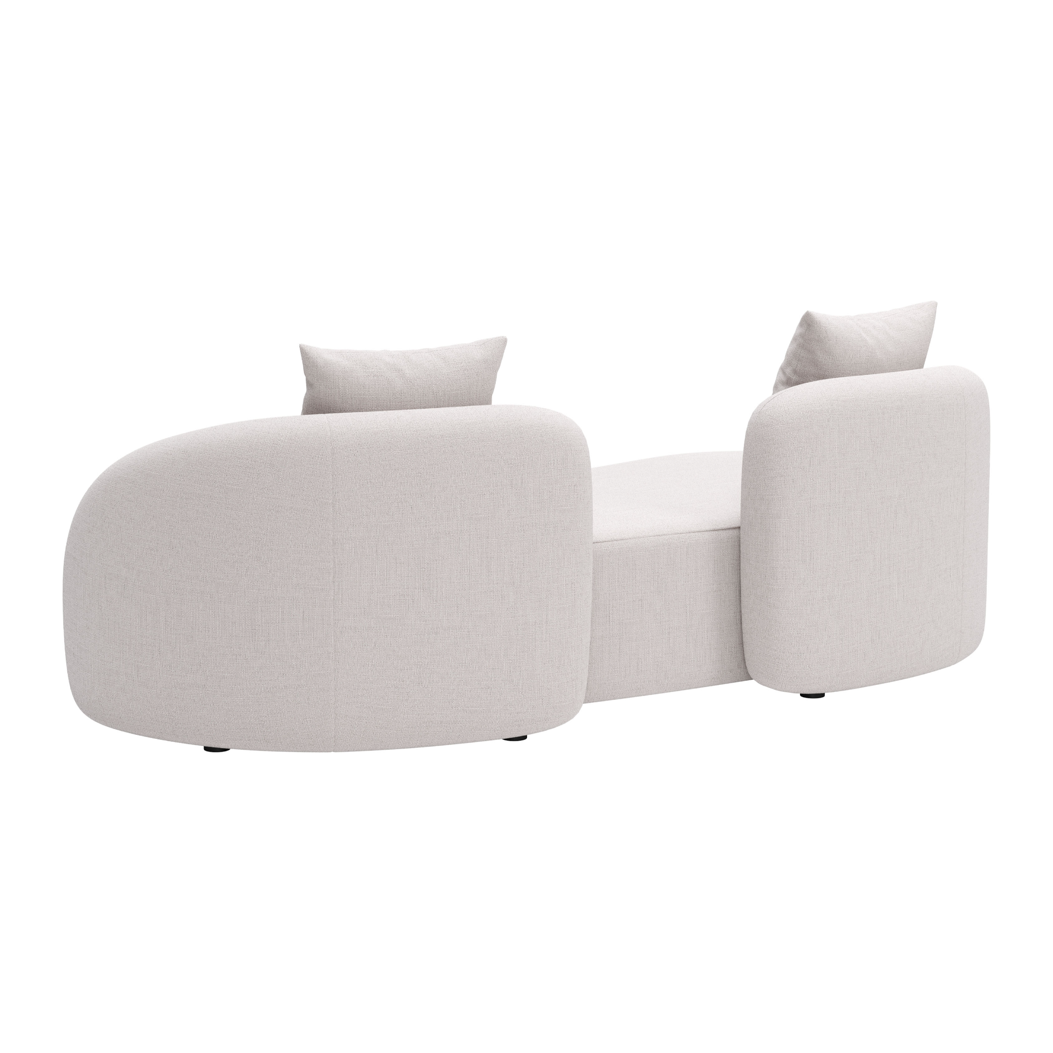 Elegant-beige-sofa-seen-from-the-back-with-curved-design-and-comfortable-pillows---productpage---white-background---