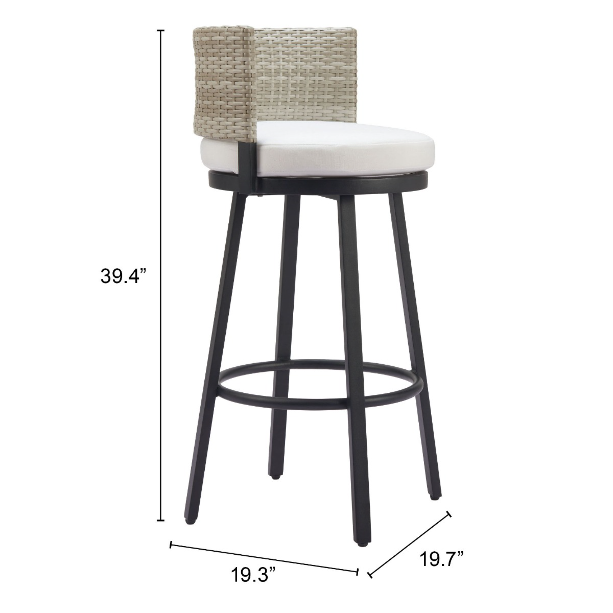 Size-guide-for-wicker-bar-stool-with-cushioned-seat-and-black-metal-frame---productpage---