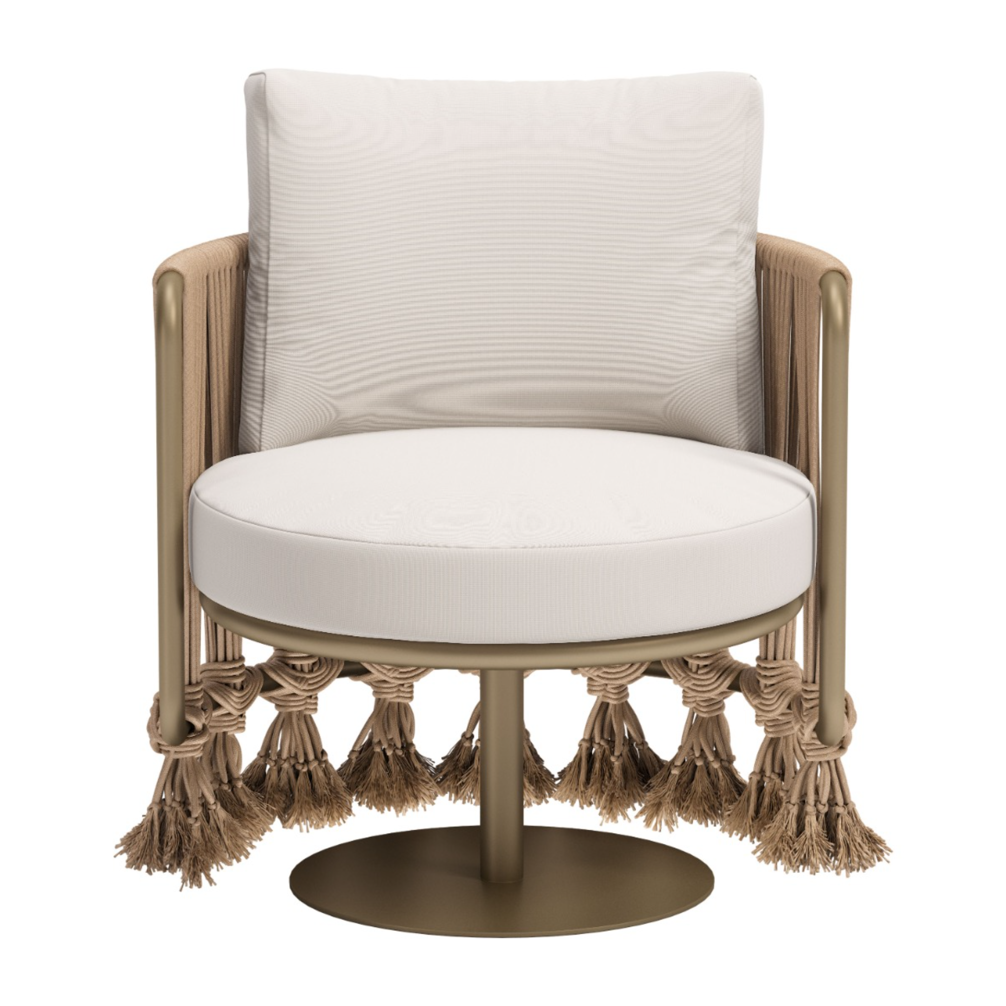 Stylish-outdoor-chair-with-beige-cushion-and-tassel-details-on-white-background---product-page---