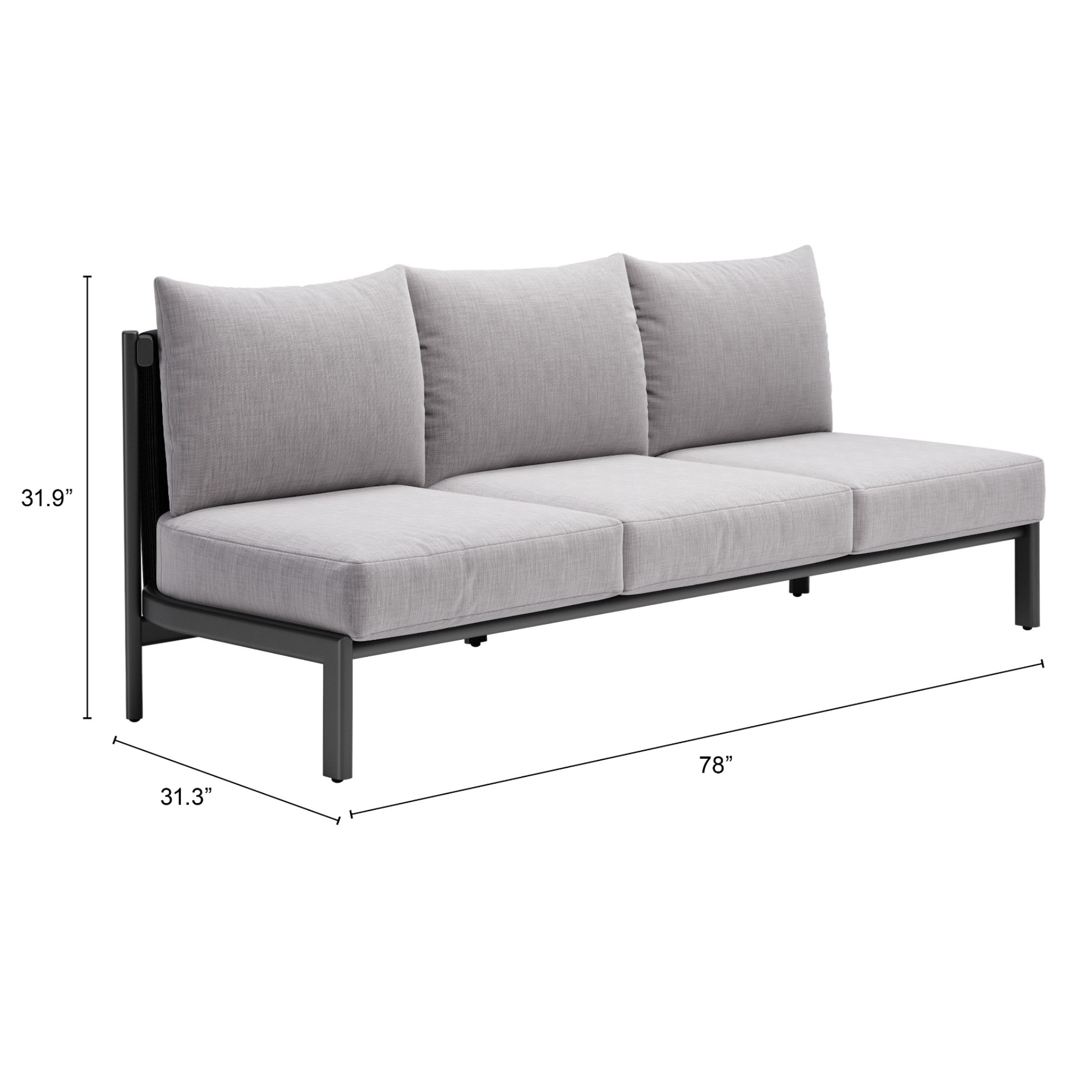 a-product-page-with-a-dimensioned-image-of-an-outdoor-sofa-showing-31.9-inches-tall-31.3-inches-deep-and-78-inches-wide-with-gray-cushions