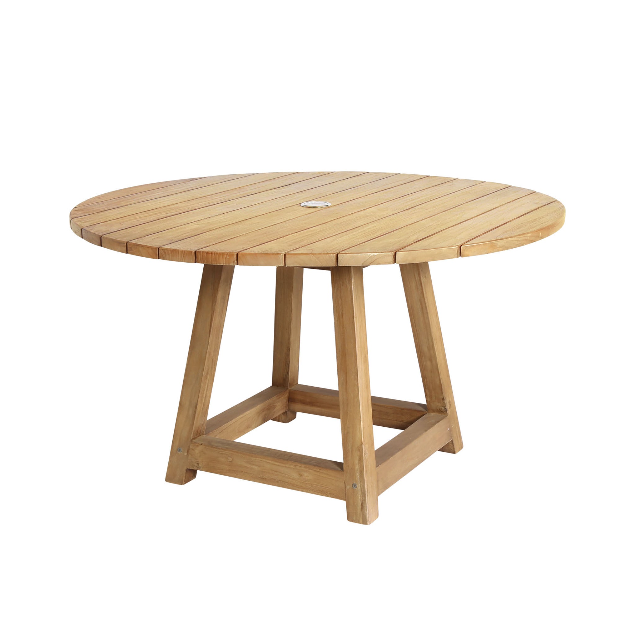 George Teak Round Dining Table 120 cm