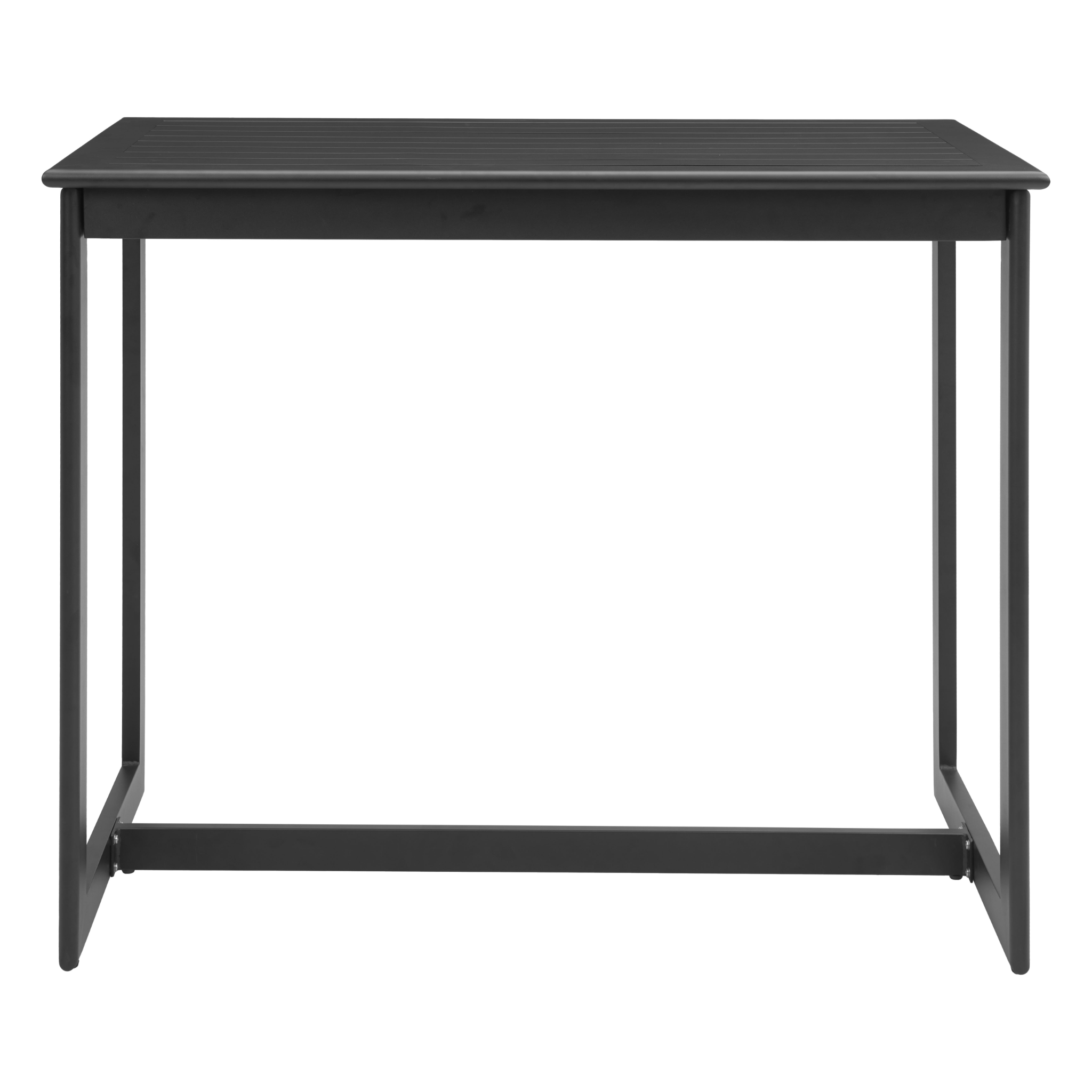 Contemporary-black-metal-bar-table-with-strong-frame-and-rectangular-surface-side-view---productpage---